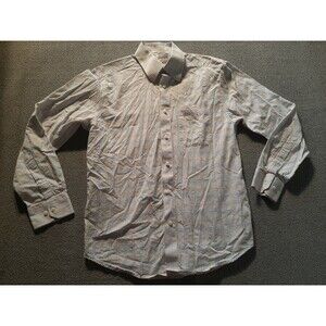 Joseph Abbound mens dress shirt cotton M Medium long sleeve Button Plaid